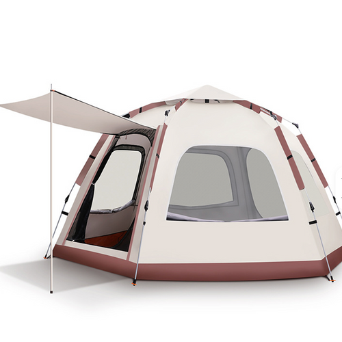 Familie Pop-up Telt 3–4 personer – Vanntett & Raskt oppsett for Camping og Reiser